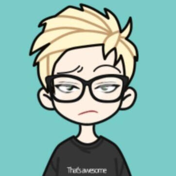 Ander's usual avatar, a blonde bespectacled cartoon character with one eyebrow raised, looking less than thrilled.